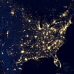 aerial photography of city during night time