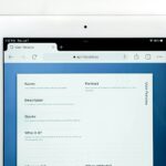 a white rectangular device with a screen