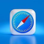 undo close tabs safari a blue and white compass on a blue background