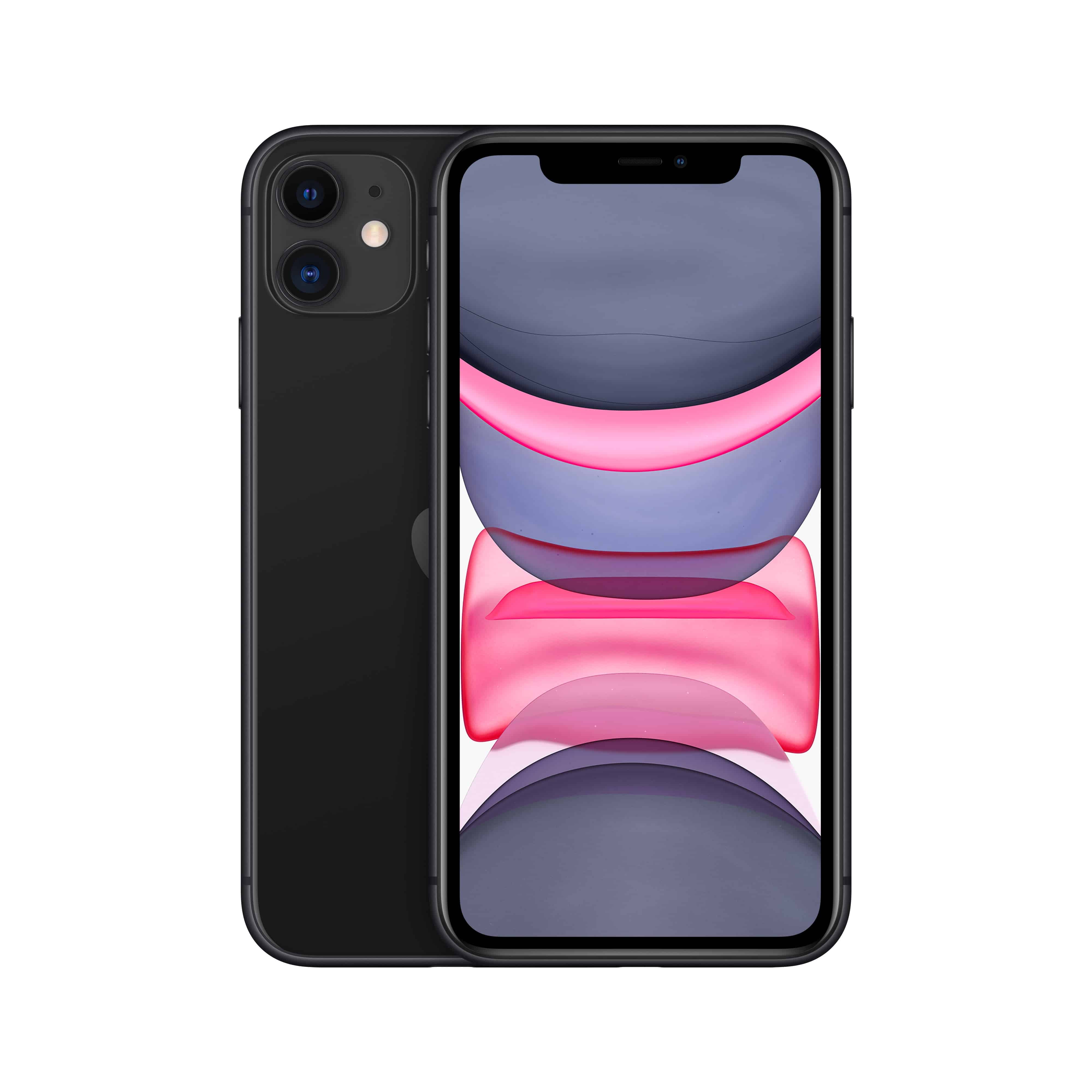 Total by Verizon Apple iPhone 11, 64GB, Black- Prepaid Smartphone [Locked  to Total by Verizon]