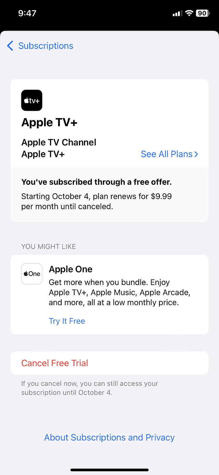 How to Cancel Your Apple TV+ Plus Subscription - SimplyMac