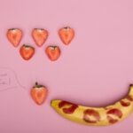 yellow banana fruit and brown oval fruits