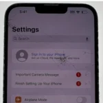 Cracked iPhone Screen