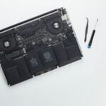 black electronic device