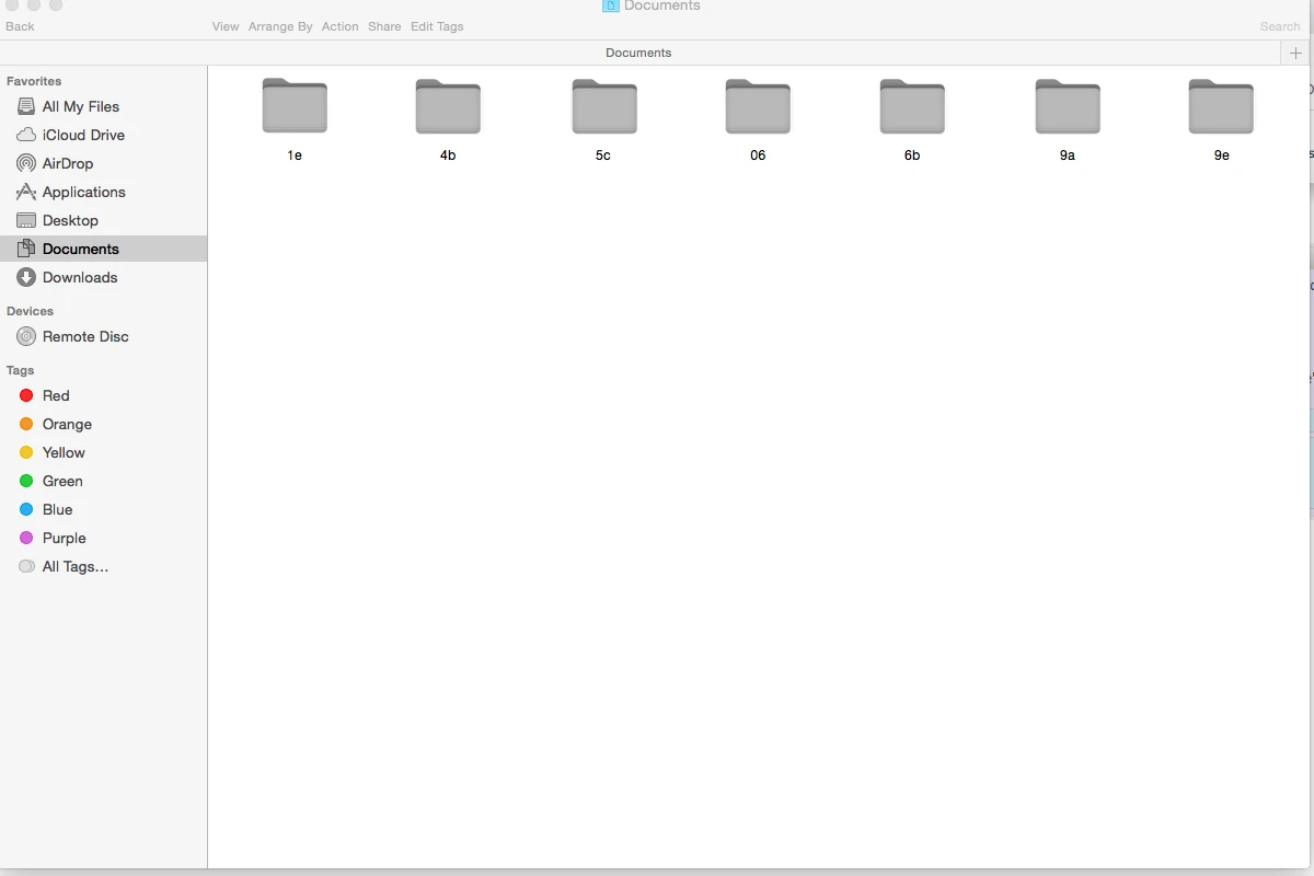 Greyed Out Folders on Mac