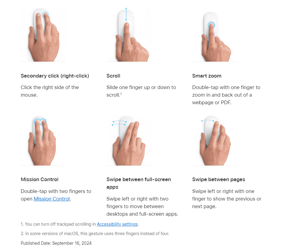 Apple Trackpad Gestures SimplyMac