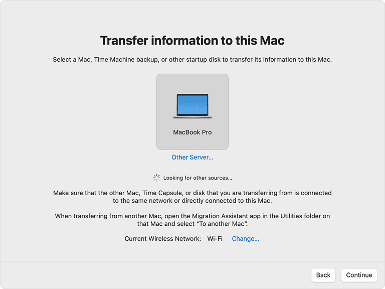 Transfer Data From One Mac to Another Mac - SimplyMac