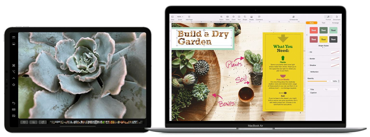 how to connect screen macbook to ipad