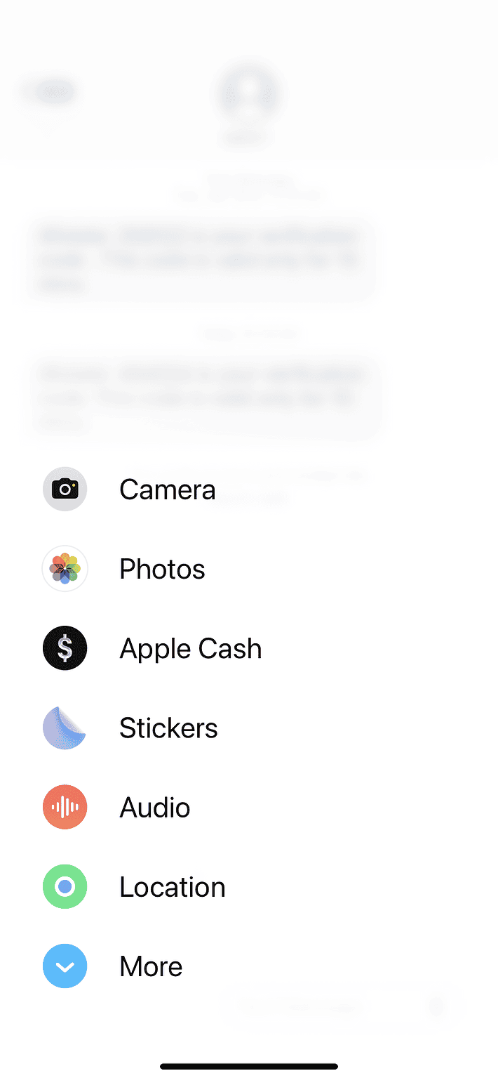 how to do voice message on iphone