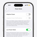 iPhone Low Power Mode
