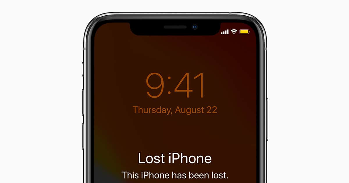 Lost Mode on iPhone