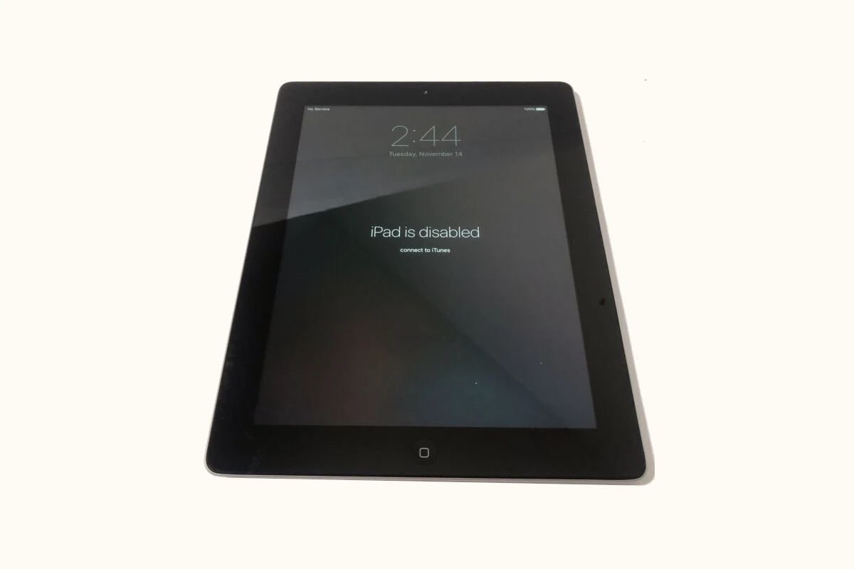 iPad Is Disabled