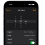 iPhone Alarm