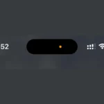 Orange Dot on iPhone