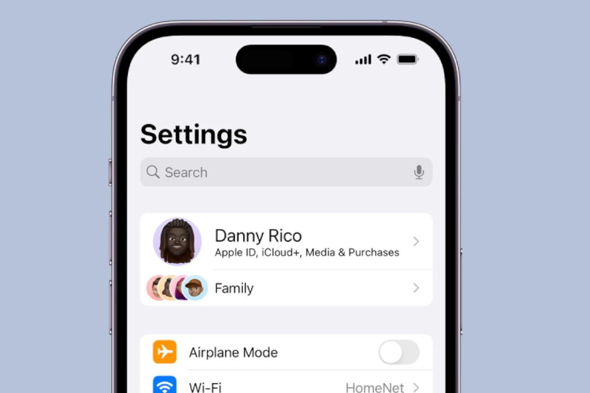 iPhone Settings > About