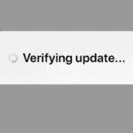 iPhone Verifying Update