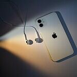 silver iphone 6 on white table