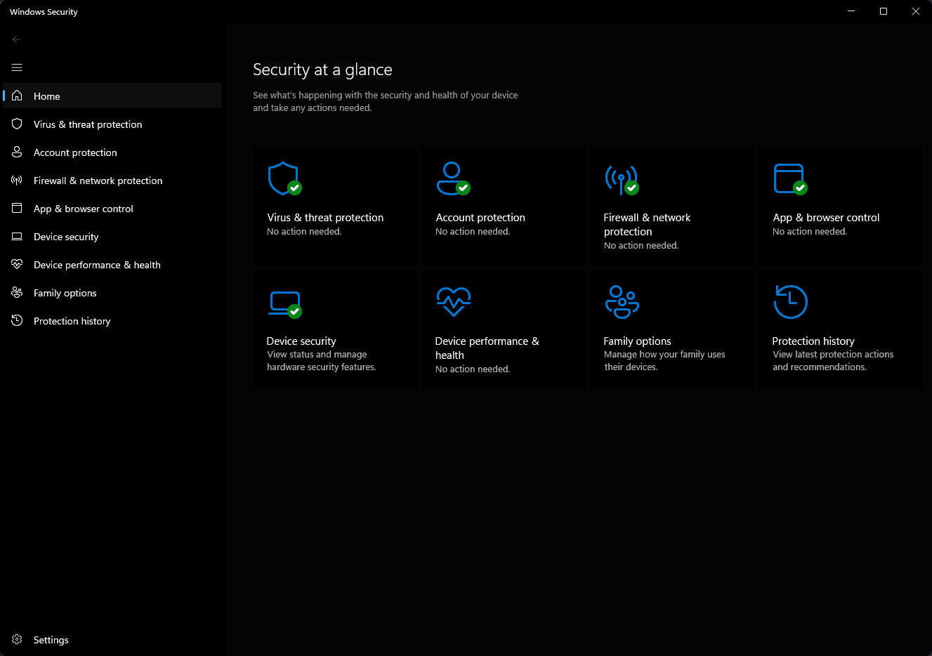 Windows Security App