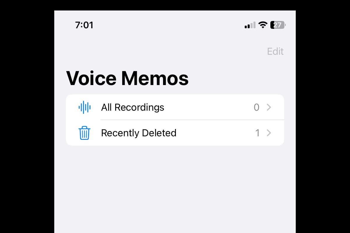 Voice Memo Recovery