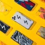 yellow and black letter m
