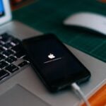 iPhone charging on MacBook